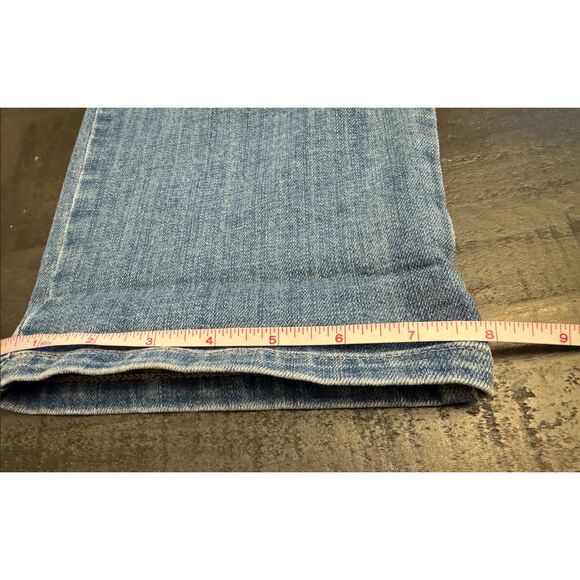 Lee Straight Leg Relaxed Fit Mid Rise Jeans - Sz 8 - Picture 8 of 10